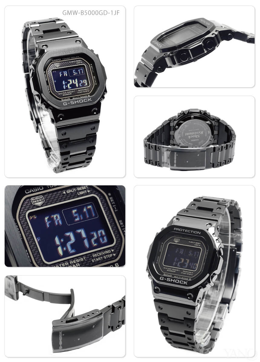 カシオ Gショック GMW-B5000GD-1JF コネクテッド G-SHOCK  フルメタル ブラックIP 電波時計 腕時計 CASIO G-SHOCK オリジン 【0918】