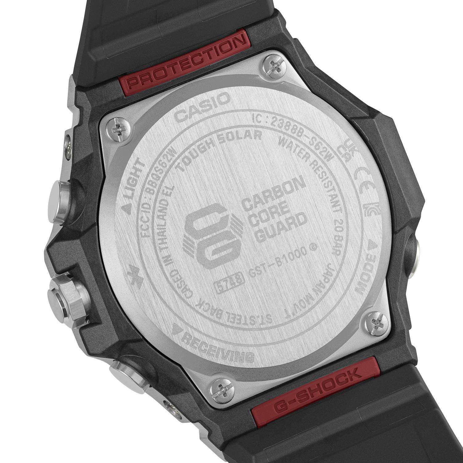 カシオ Gショック CASIO G-SHOCK G-STEEL GST-B1000-1AJF ブラック メタルベゼル ウレタンバンド ソーラー モバイルリンク機能 メンズ 腕時計 watch ミニマルデザイン 公式サイト掲載店  【0826】8月7日発売予定【店頭受取可能商品】