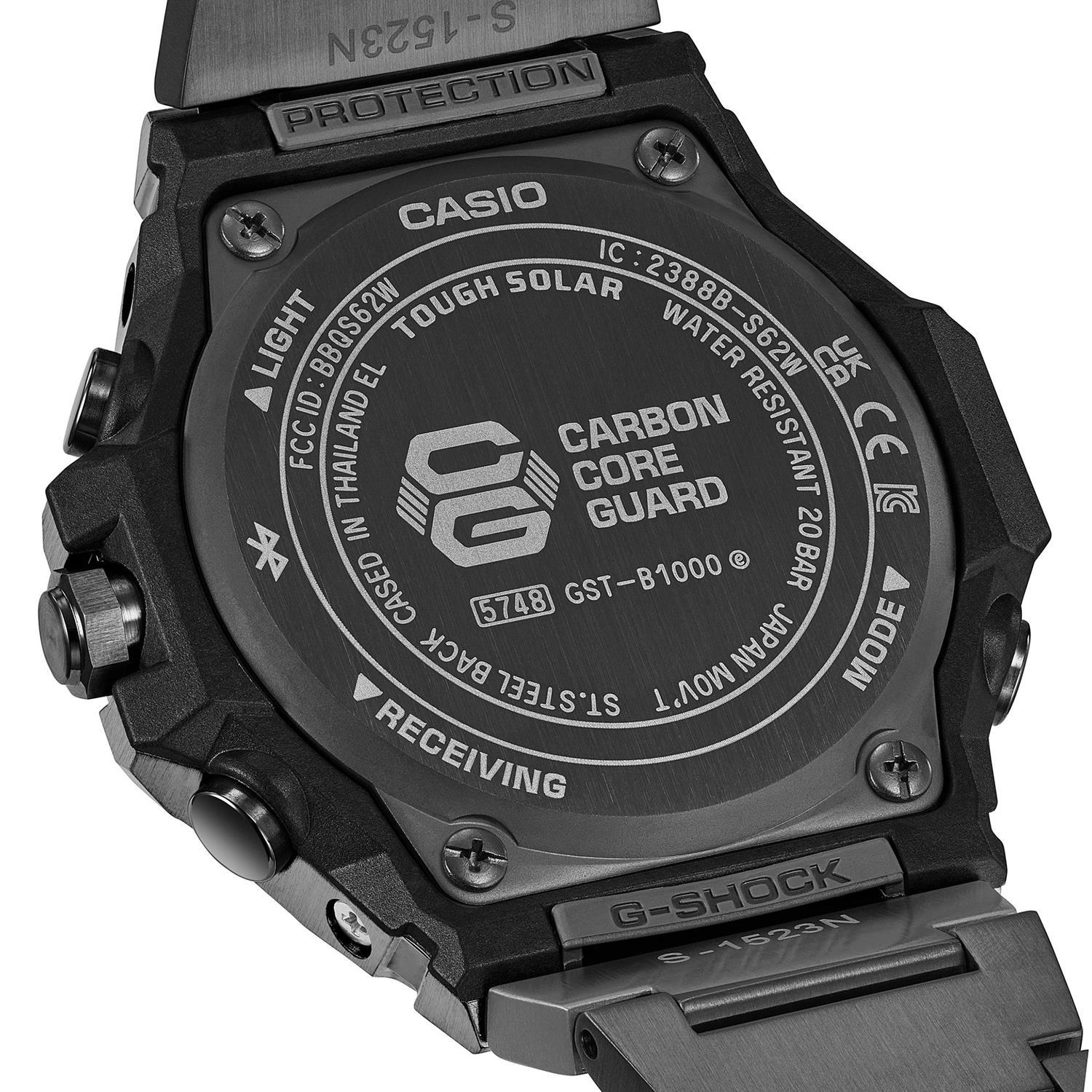 カシオ G-STEEL GST-B1000BD-1AJF ブラックIP G-SHOCK メンズ 腕時計 メタル タフソーラー Bluetooth スマートフォンリンク 国内正規品 ジーショック CASIO【0626】【店頭受取可能商品】