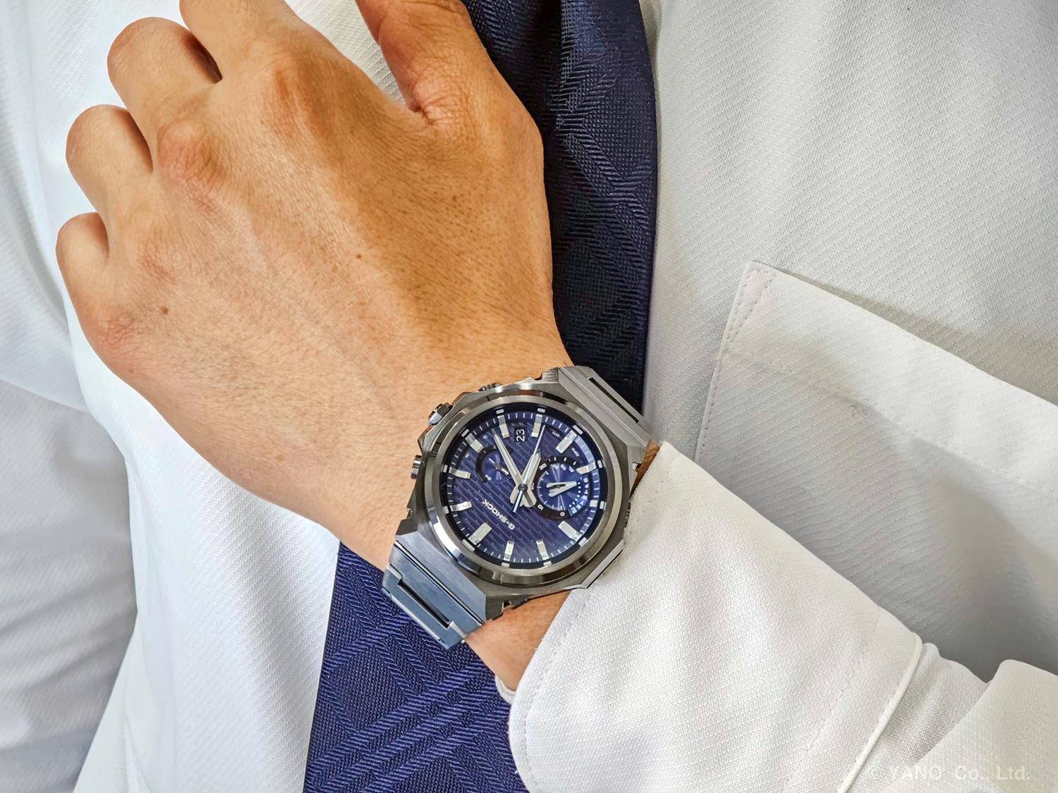 カシオ Gショック G-STEEL GST-B1000BD-2AJF ブラックIP ブルー文字板 タフソーラー Bluetooth メタルバンド メンズ 腕時計  CASIO G-SHOCK公式掲載店【0626】【店頭受取可能商品】