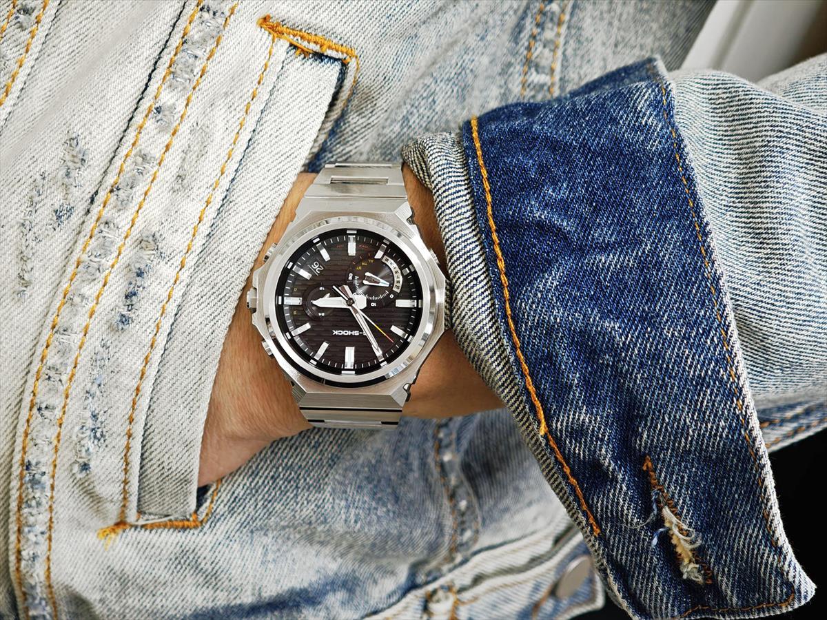 カシオ Gショック G-STEEL GST-B1000D-1AJF SLEEK STYLE ミニマル メタル DW-5000C継承 タフソーラー Bluetooth メンズ CASIO G-SHOCK公式掲載店【1125】【rx01】※11月21日発売予定