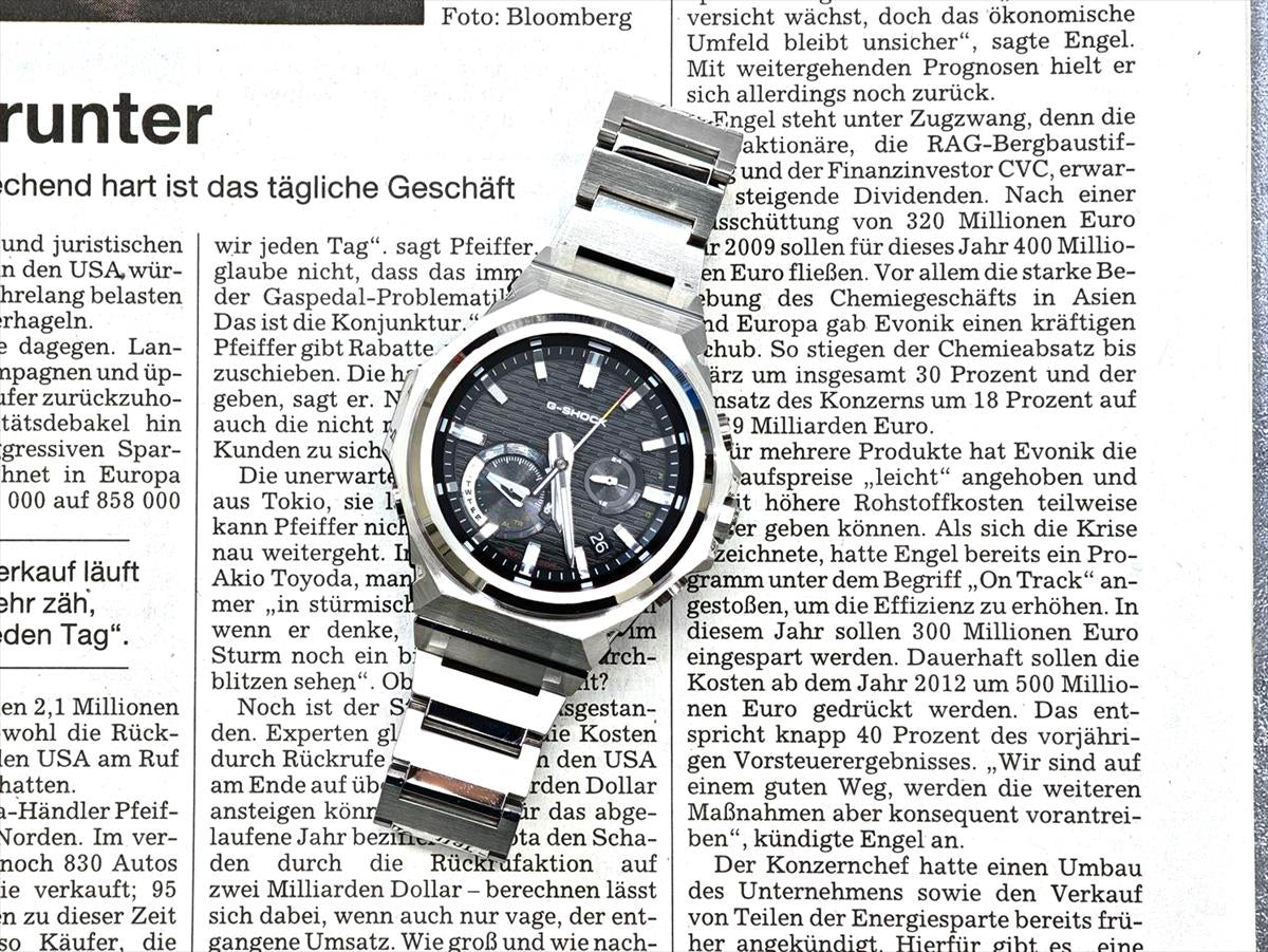 カシオ Gショック G-STEEL GST-B1000D-1AJF SLEEK STYLE ミニマル メタル DW-5000C継承 タフソーラー Bluetooth メンズ CASIO G-SHOCK公式掲載店【1125】【rx01】※11月21日発売予定