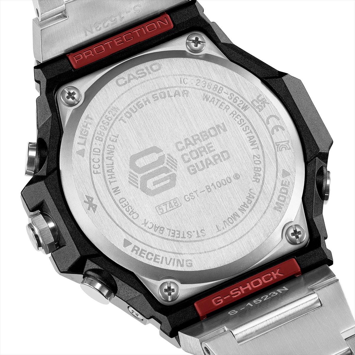 カシオ Gショック G-STEEL GST-B1000D-1AJF SLEEK STYLE ミニマル メタル DW-5000C継承 タフソーラー Bluetooth メンズ CASIO G-SHOCK公式掲載店【1125】【rx01】※11月21日発売予定