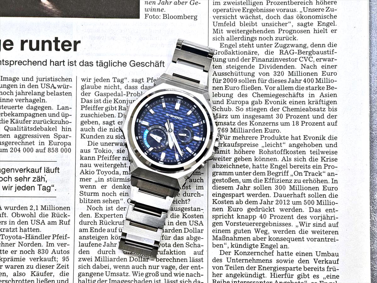 カシオ Gショック G-STEEL GST-B1000D-2AJF SLEEK STYLE ミニマル メタル DW-5000C継承 タフソーラー Bluetooth メンズ CASIO G-SHOCK公式掲載店【1125】【rx01】※11月21日発売予定