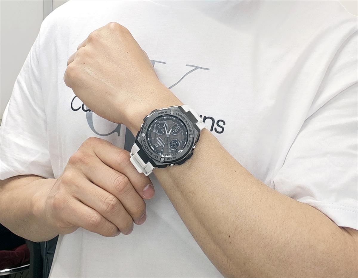 カシオ Gショック G-STEEL GST-W110MS-7AJF タフソーラー 電波時計 CASIO G-SHOCK公式掲載店【0625】【店頭受取可能商品】