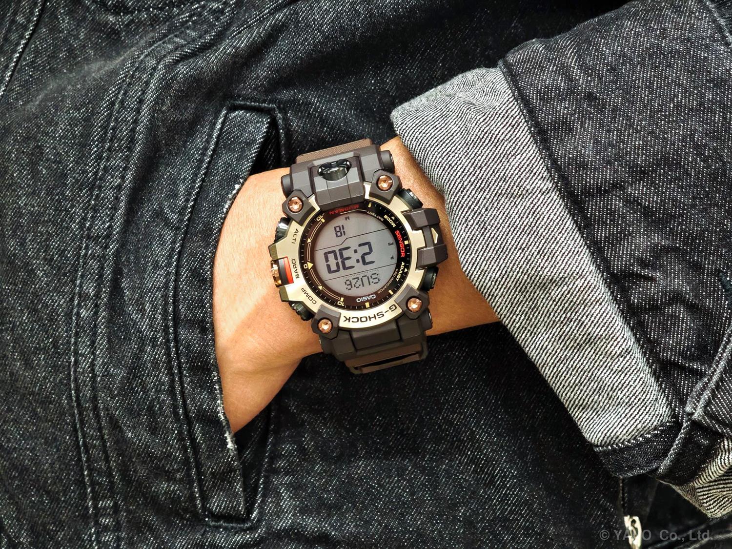 カシオ Gショック GW-9500MH-5JF マスターオブG マッドマン 電波ソーラー ダークブラウン イエローゴールド デュプレックスLCD 防塵・防泥 CASIO G-SHOCK 公式サイト掲載店【0826】8月7日発売予定【店頭受取可能商品】