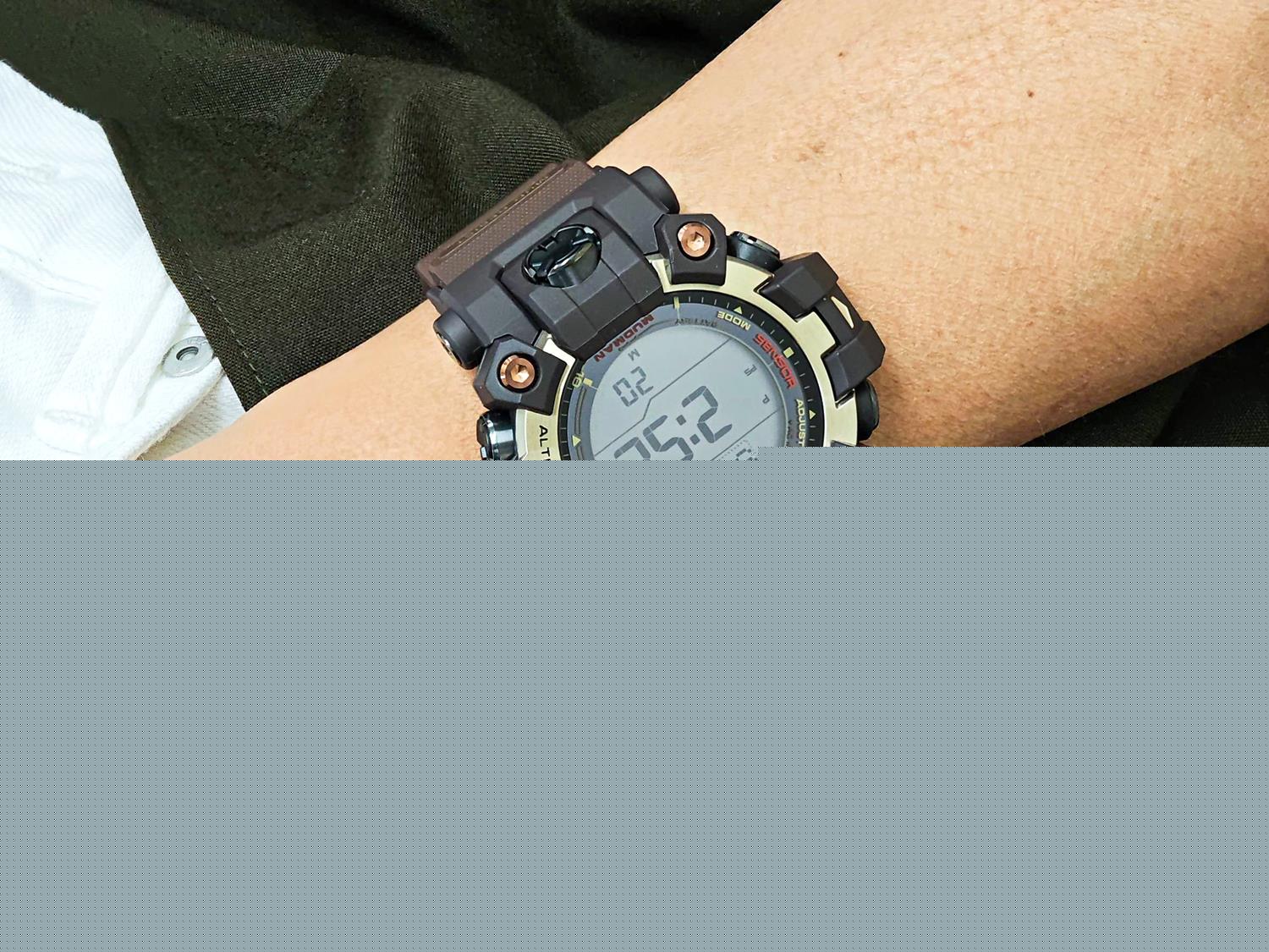 カシオ Gショック GW-9500MH-5JF マスターオブG マッドマン 電波ソーラー ダークブラウン イエローゴールド デュプレックスLCD 防塵・防泥 CASIO G-SHOCK 公式サイト掲載店【0826】8月7日発売予定【店頭受取可能商品】