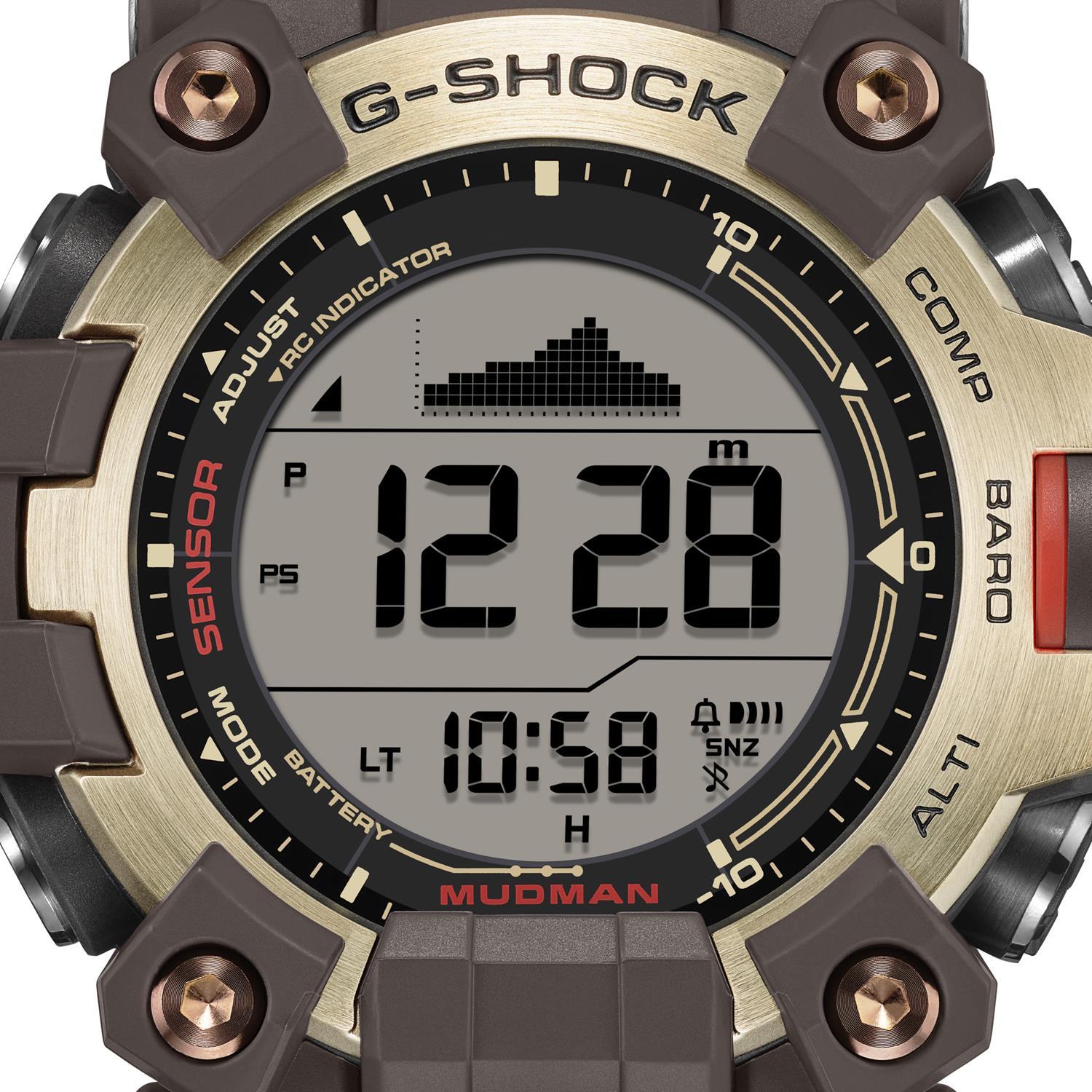 カシオ Gショック GW-9500MH-5JF マスターオブG マッドマン 電波ソーラー ダークブラウン イエローゴールド デュプレックスLCD 防塵・防泥 CASIO G-SHOCK 公式サイト掲載店【0826】8月7日発売予定【店頭受取可能商品】