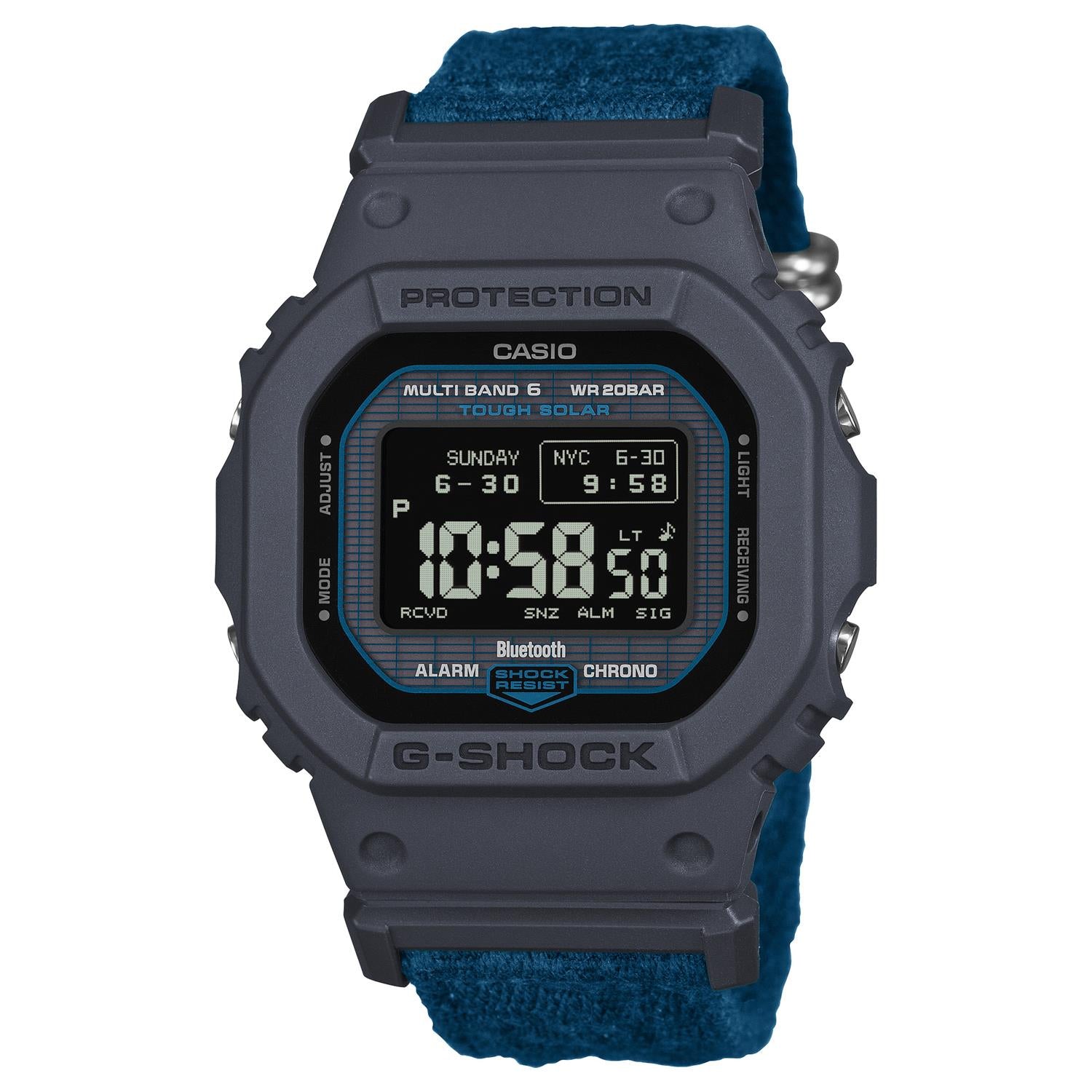 カシオ G-SHOCK GW-BX5600CBG-2JR エコロジー 廃漁網再利用クロスバンド  タフソーラー 電波時計 Bluetooth連携 MIP液晶 ジーショック 5600シリーズ  CASIO G-SHOCK公式掲載店【0426】※4月17日発売予定【店頭受取可能商品】