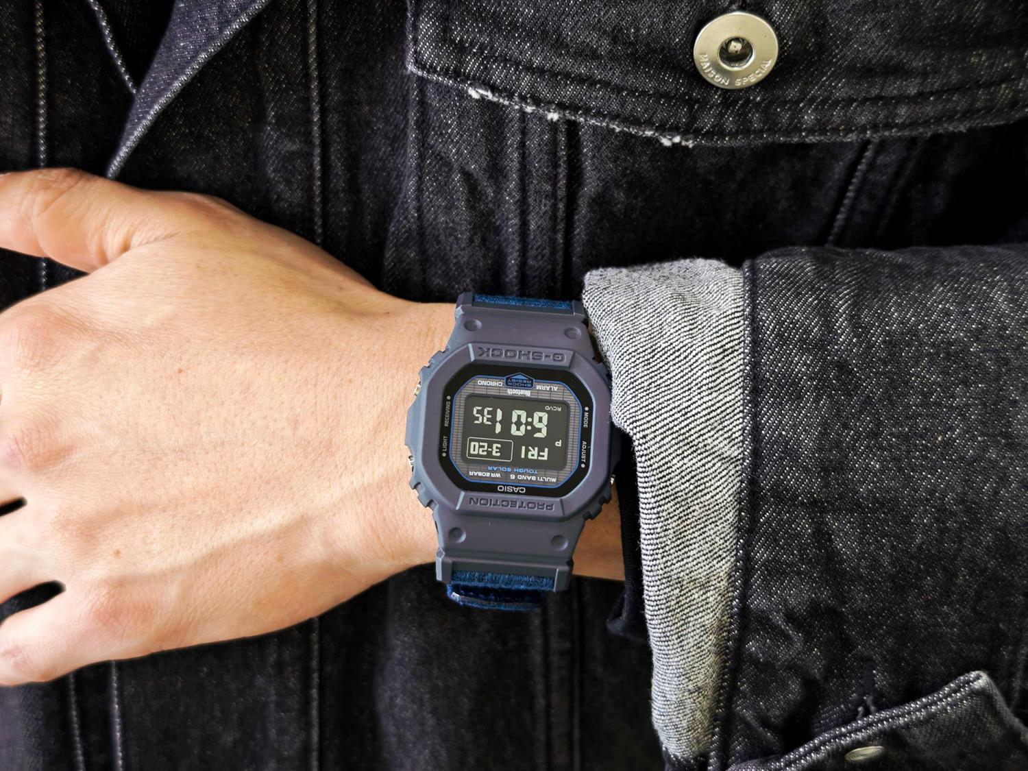 カシオ G-SHOCK GW-BX5600CBG-2JR エコロジー 廃漁網再利用クロスバンド  タフソーラー 電波時計 Bluetooth連携 MIP液晶 ジーショック 5600シリーズ  CASIO G-SHOCK公式掲載店【0426】※4月17日発売予定【店頭受取可能商品】