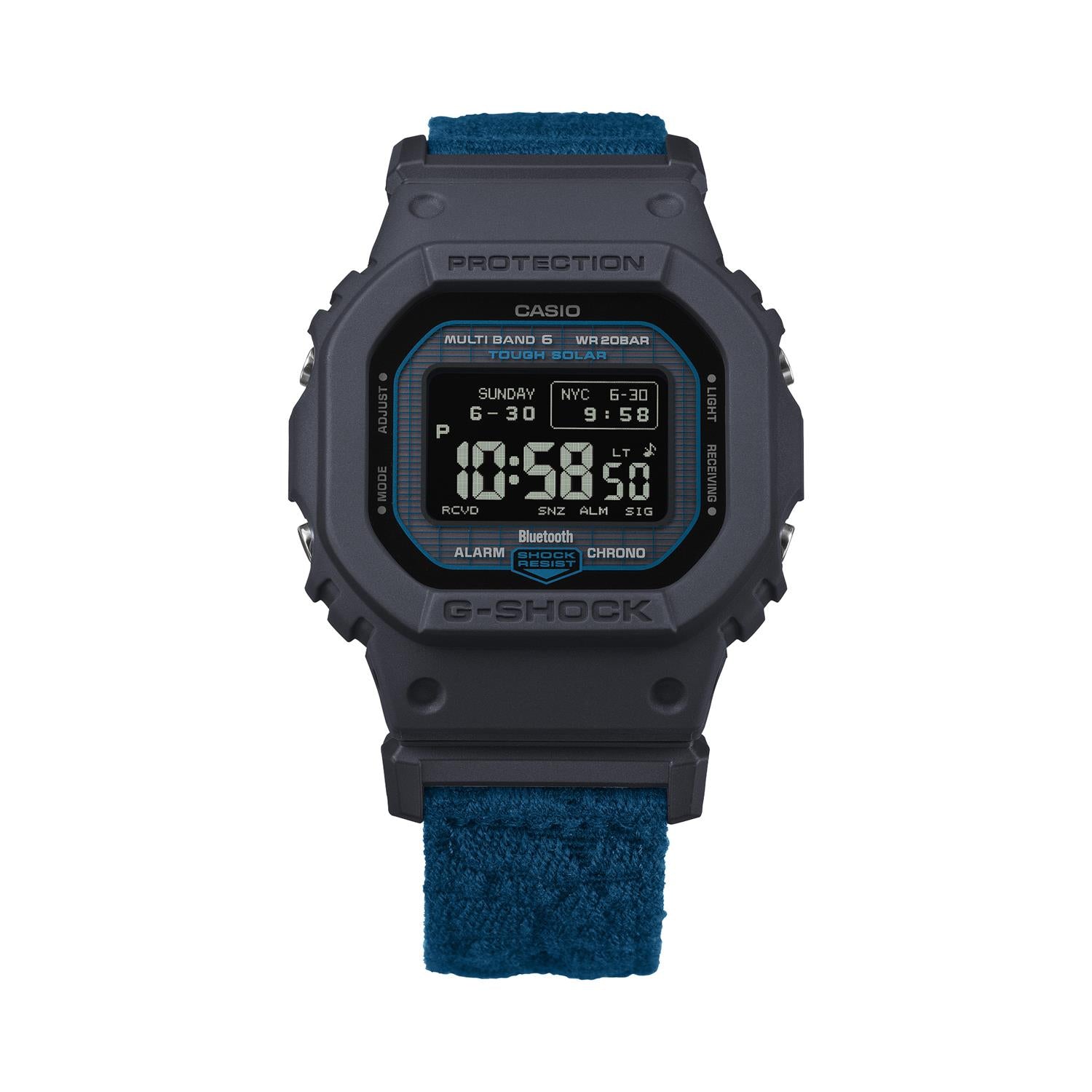 カシオ G-SHOCK GW-BX5600CBG-2JR エコロジー 廃漁網再利用クロスバンド  タフソーラー 電波時計 Bluetooth連携 MIP液晶 ジーショック 5600シリーズ  CASIO G-SHOCK公式掲載店【0426】※4月17日発売予定【店頭受取可能商品】