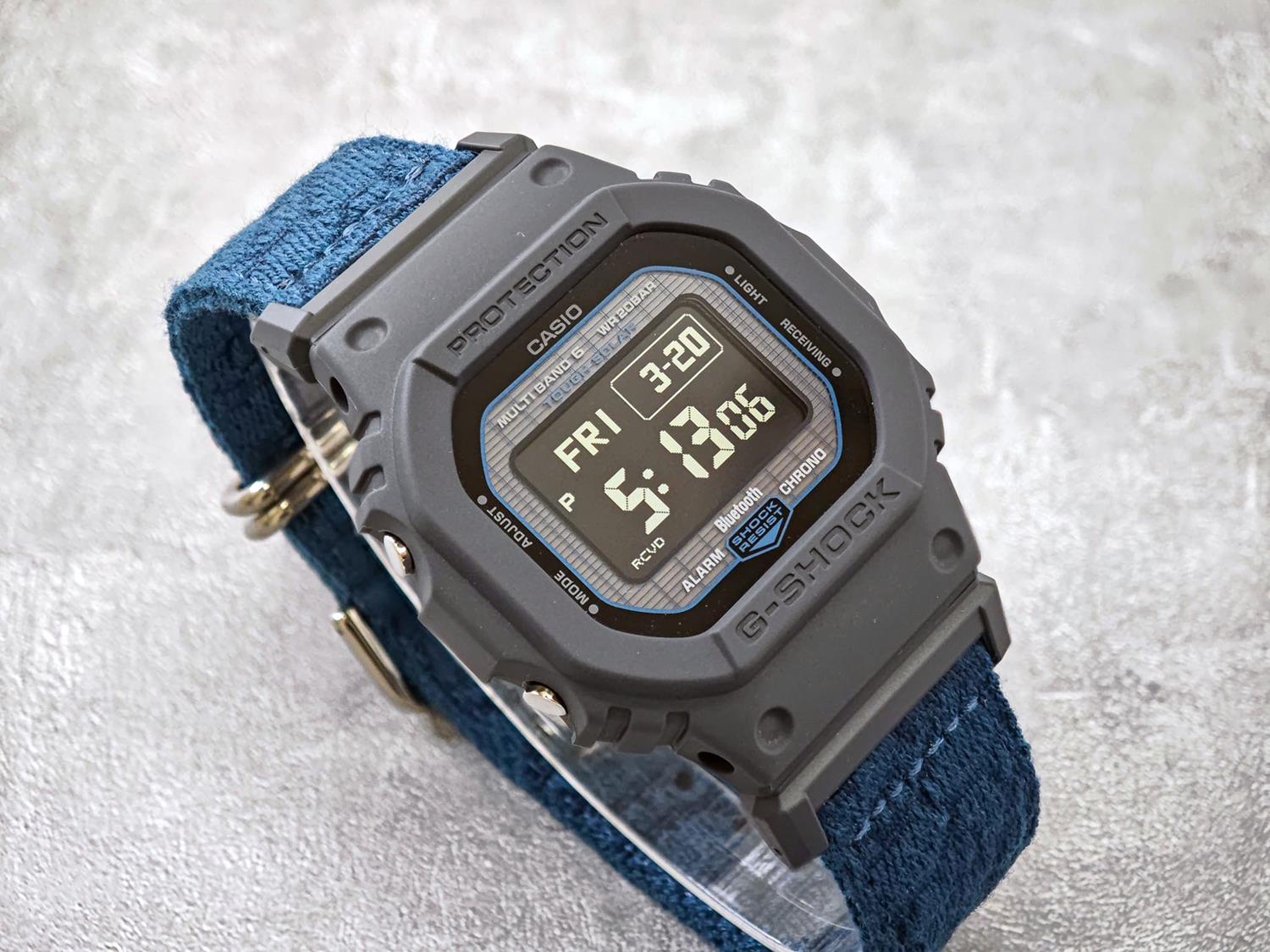 カシオ G-SHOCK GW-BX5600CBG-2JR エコロジー 廃漁網再利用クロスバンド  タフソーラー 電波時計 Bluetooth連携 MIP液晶 ジーショック 5600シリーズ  CASIO G-SHOCK公式掲載店【0426】※4月17日発売予定【店頭受取可能商品】