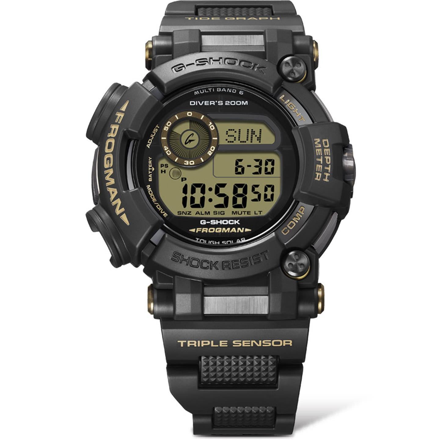 カシオ Gショック MASTER OF G FROGMAN GWF-D1000BC-1JF 電波ソーラー 水深計 ISO200m潜水用防水 コンポジットバンド サファイアガラス メンズ 腕時計 watch ダイバーズウォッチ G-SHOCK 公式サイト掲載店【0926】※9月25日発売予定【店頭受取可能商品】