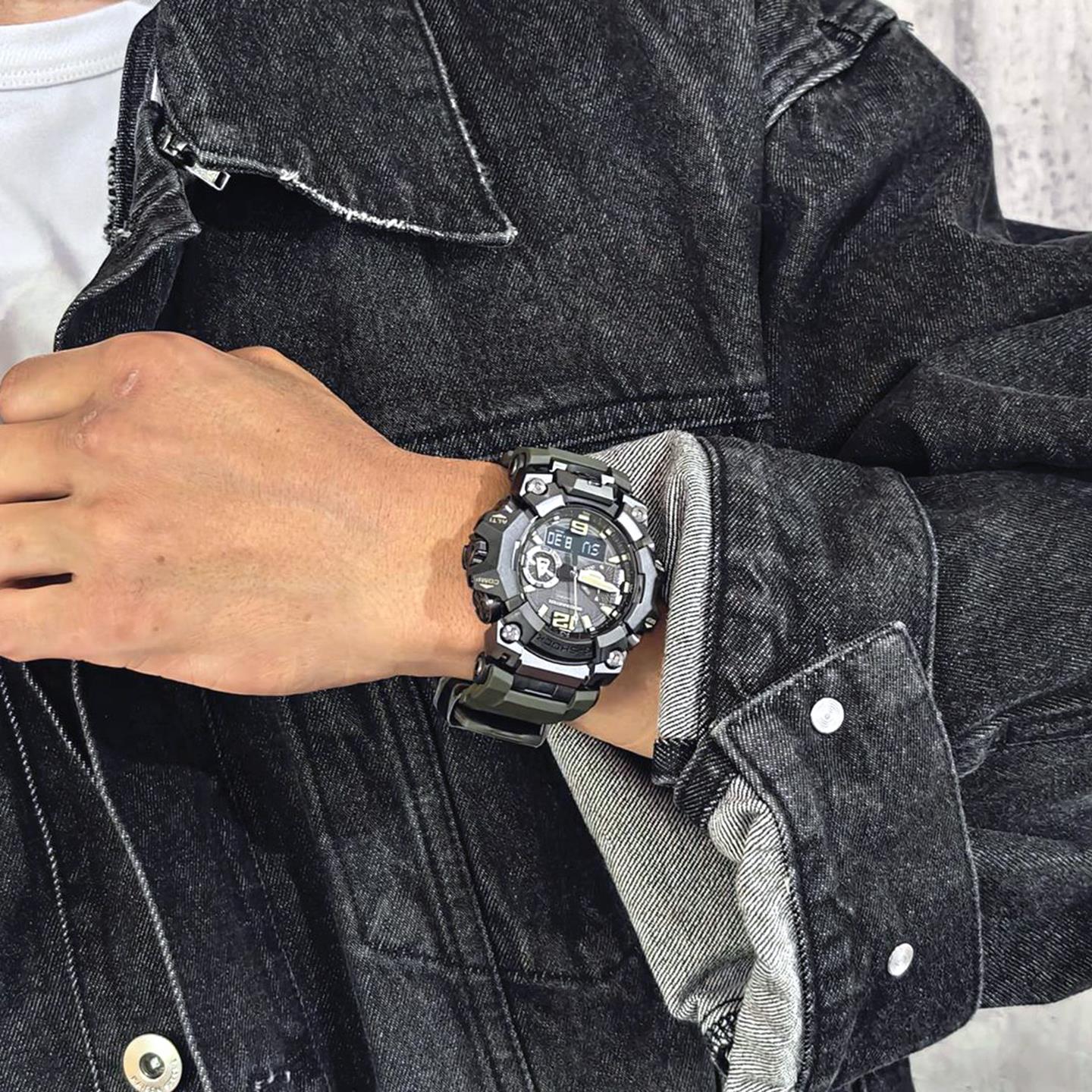 カシオ Gショック MASTER OF G MUDMASTER GWG-B1000-1A3JF オリーブグリーン 電波ソーラー スマートフォンリンク  サファイアガラス 防塵防泥 腕時計 watch マッドマスター ジーショック CASIO G-SHOCK 公式サイト掲載店【0926】※9月25日発売予定【店頭受取可能商品】