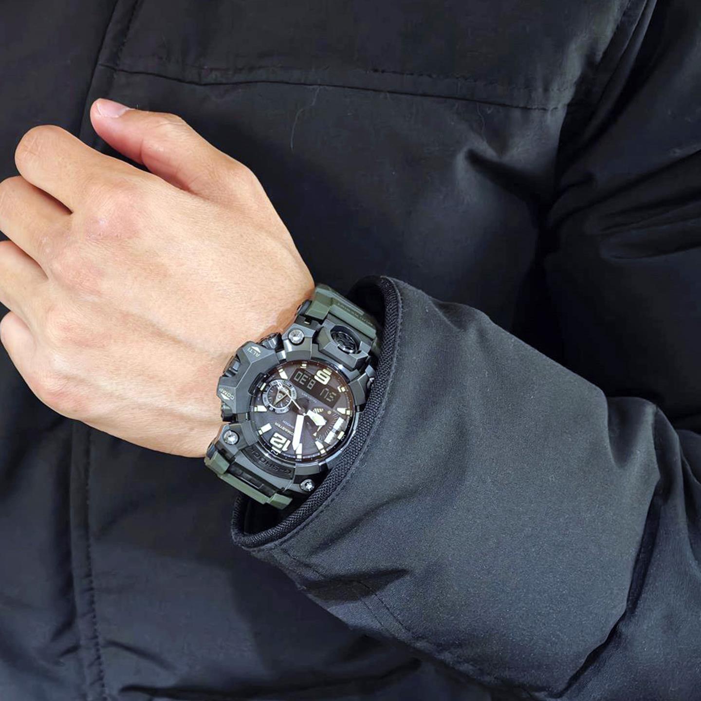 カシオ Gショック MASTER OF G MUDMASTER GWG-B1000-1A3JF オリーブグリーン 電波ソーラー スマートフォンリンク  サファイアガラス 防塵防泥 腕時計 watch マッドマスター ジーショック CASIO G-SHOCK 公式サイト掲載店【0926】※9月25日発売予定【店頭受取可能商品】