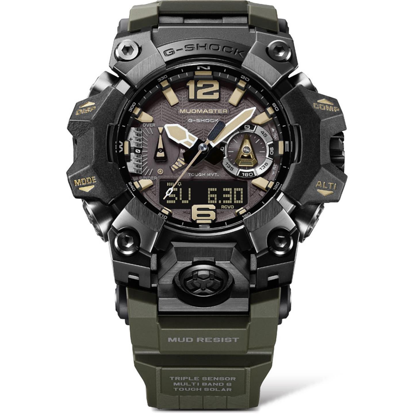 カシオ Gショック MASTER OF G MUDMASTER GWG-B1000-1A3JF オリーブグリーン 電波ソーラー スマートフォンリンク  サファイアガラス 防塵防泥 腕時計 watch マッドマスター ジーショック CASIO G-SHOCK 公式サイト掲載店【0926】※9月25日発売予定【店頭受取可能商品】