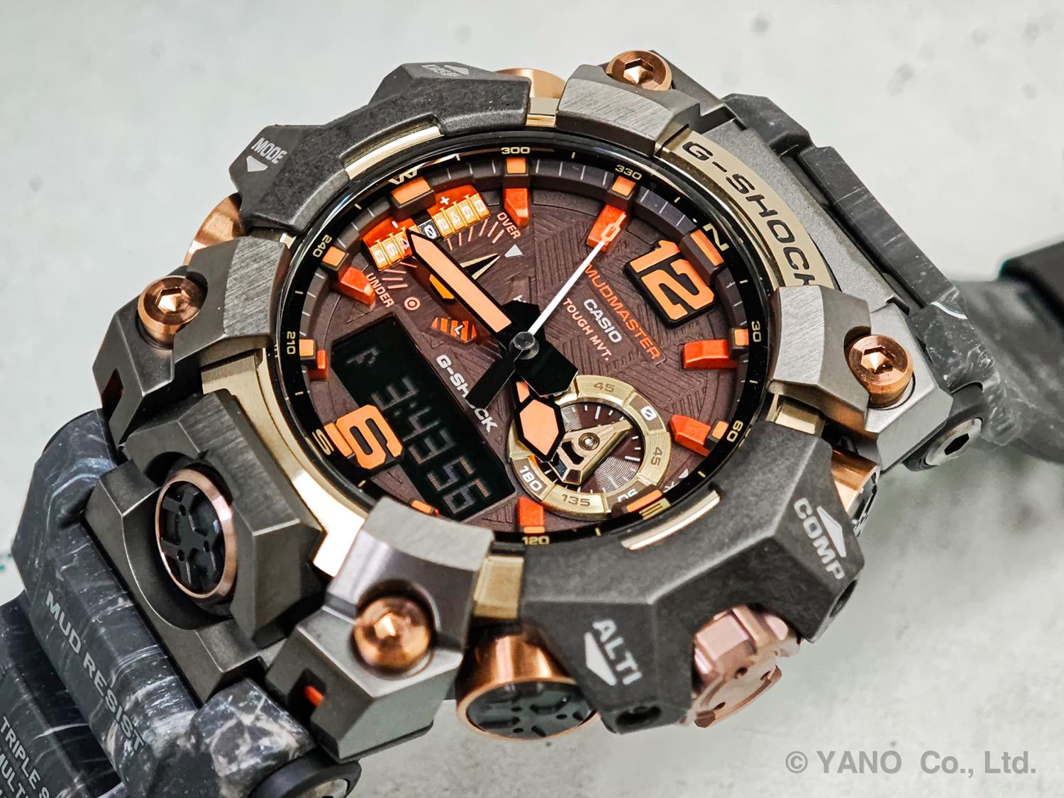 G-SHOCK MASTER OF G MUDMASTER GWG-B1000MG-1A9JR Magma Gold マッド