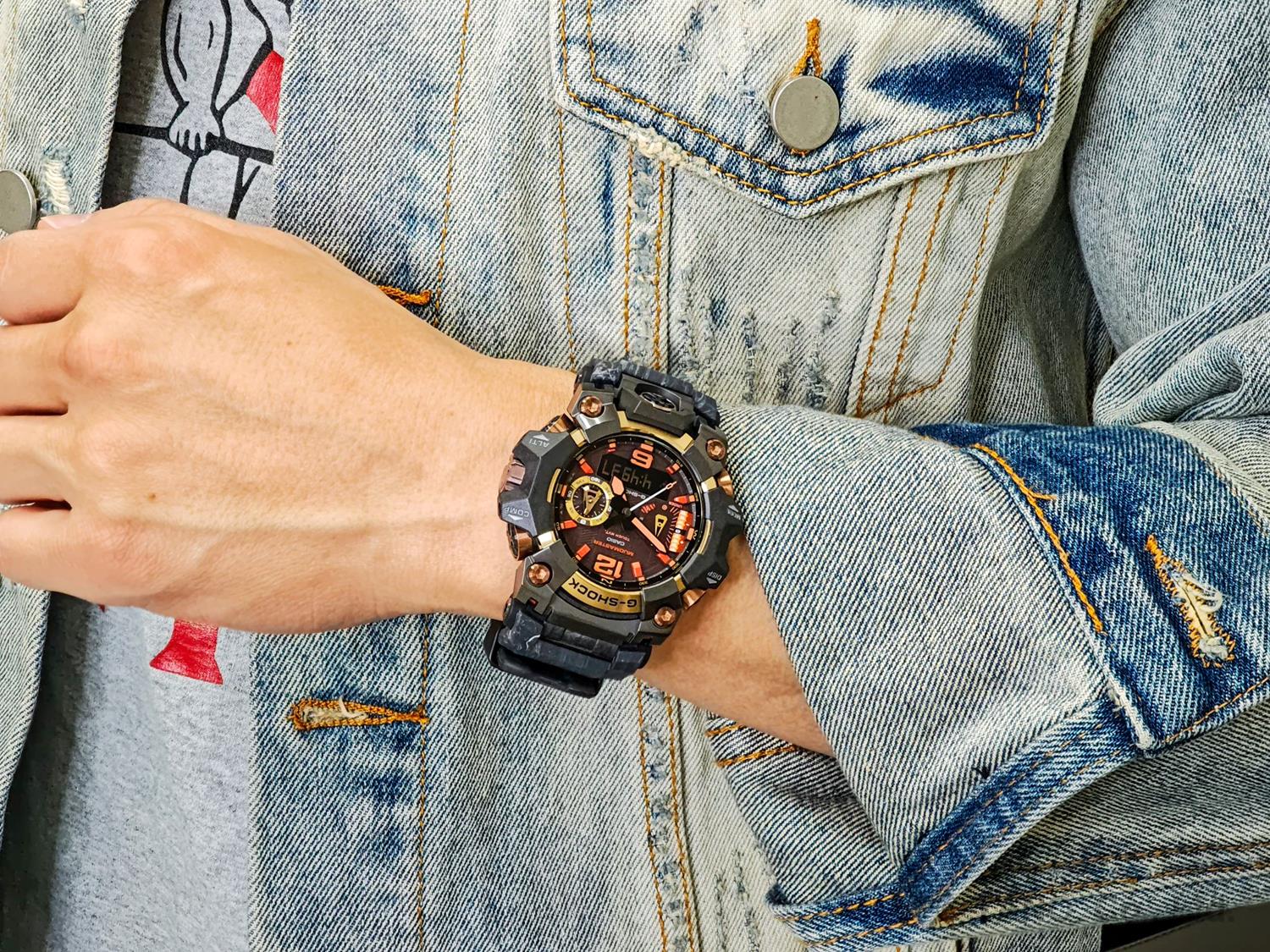 G-SHOCK MASTER OF G MUDMASTER GWG-B1000MG-1A9JR Magma Gold マッドマスター トリプルセンサー 電波ソーラー Bluetooth CASIO G-SHOCK 公式サイト掲載店【0526】【店頭受取可能商品】