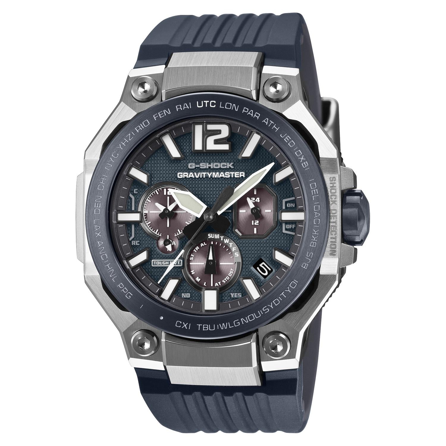 カシオ Gショック GWR-B3000A-2AJF マスターオブG グラビティマスター TOUGH MVT.2 針位置自動補正機能 電波ソーラー スマートフォンリンク ブルー メンズ 腕時計 防水 watch ジーショック CASIO G-SHOCK 公式サイト掲載店【0726】※7月10日発売予定