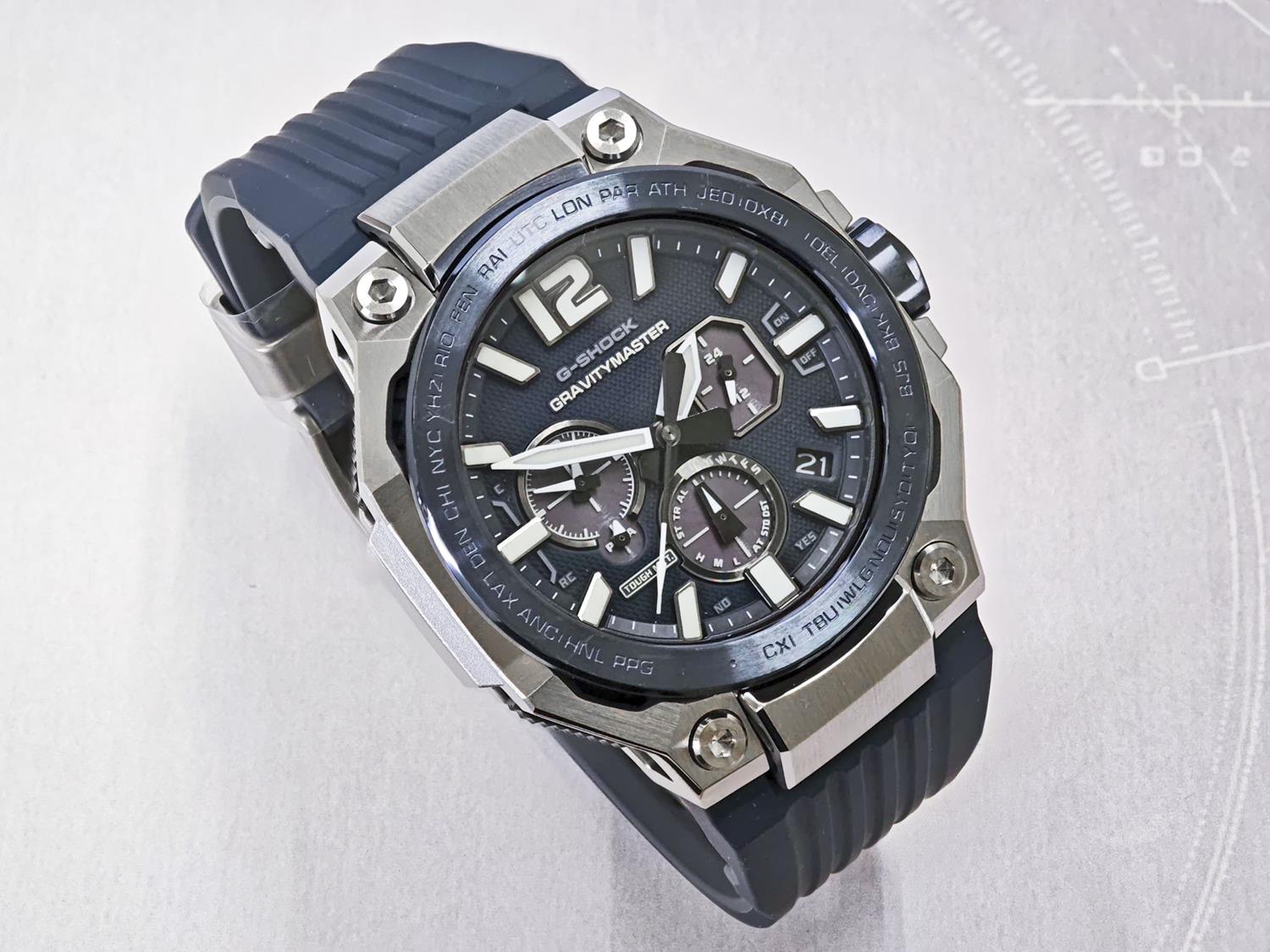 カシオ Gショック GWR-B3000A-2AJF マスターオブG グラビティマスター TOUGH MVT.2 針位置自動補正機能 電波ソーラー スマートフォンリンク ブルー メンズ 腕時計 防水 watch ジーショック CASIO G-SHOCK 公式サイト掲載店【0726】※7月10日発売予定