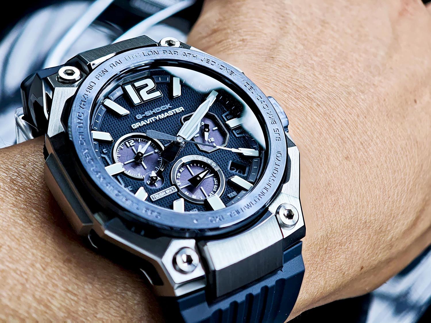 カシオ Gショック GWR-B3000A-2AJF マスターオブG グラビティマスター TOUGH MVT.2 針位置自動補正機能 電波ソーラー スマートフォンリンク ブルー メンズ 腕時計 防水 watch ジーショック CASIO G-SHOCK 公式サイト掲載店【0726】※7月10日発売予定