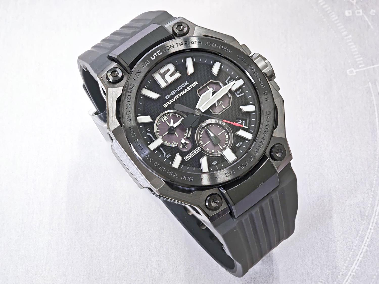 カシオ Gショック GWR-B3000B-8AJF マスターオブG グラビティマスター タフムーブメント TOUGH MVT.2 針位置自動補正機能  電波ソーラー スマートフォンリンク  メンズ 腕時計 防水 watch ジーショック CASIO G-SHOCK 公式サイト掲載店【0726】※7月10日発売予定