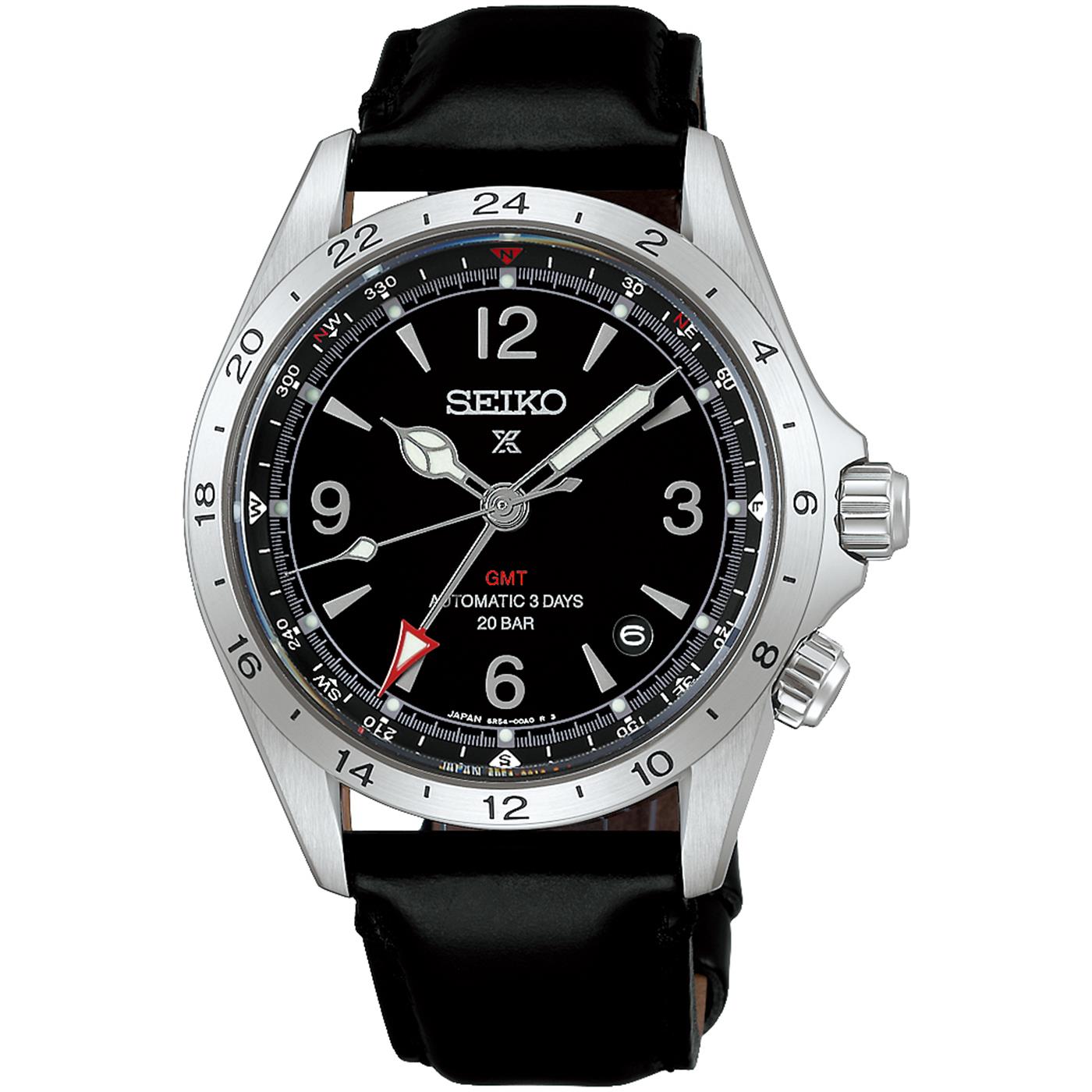 セイコー プロスペックス HBC009J アルピニスト GMT 自動巻き 72時間 革ベルト メンズ 腕時計 SEIKO PROSPEX 国内正規品 コアショップ専用【0926】