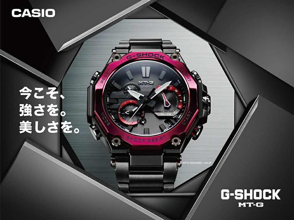 カシオ Gショック MTG-B2000BD-1A4JF  ソーラー 電波時計   クロノグラフCASIO G-SHOCK MT-G【1120】_10spl