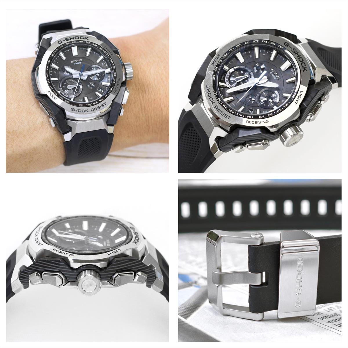 【ウオッチケアクロス付き】【最長36回無金利ローン】カシオ Gショック MTG-B4000-1AJF スマホリンク対応 電波ソーラー腕時計 カーボン積層フレーム CASIO  MT-G G-SHOCK【0625】_10spl