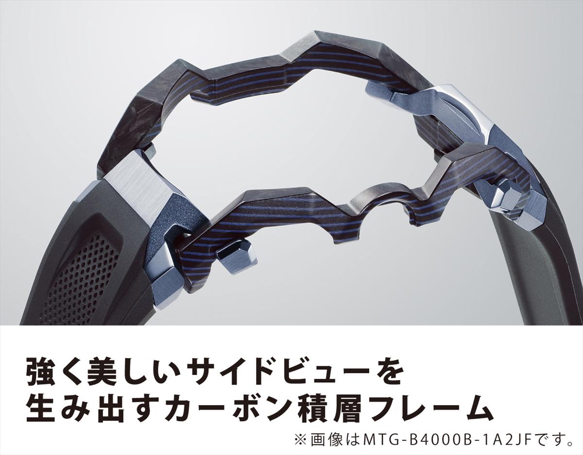 【ウオッチケアクロス付き】【最長36回無金利ローン】カシオ Gショック MTG-B4000-1AJF スマホリンク対応 電波ソーラー腕時計 カーボン積層フレーム CASIO  MT-G G-SHOCK【0625】_10spl