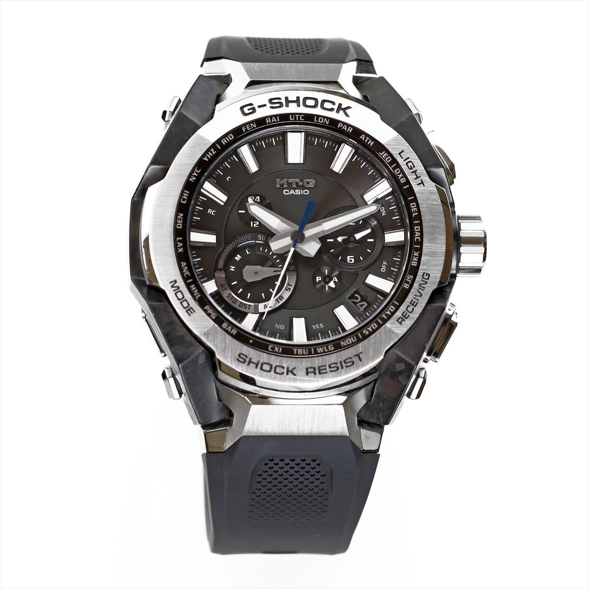 【ウオッチケアクロス付き】【最長36回無金利ローン】カシオ Gショック MTG-B4000-1AJF スマホリンク対応 電波ソーラー腕時計 カーボン積層フレーム CASIO  MT-G G-SHOCK【0625】_10spl