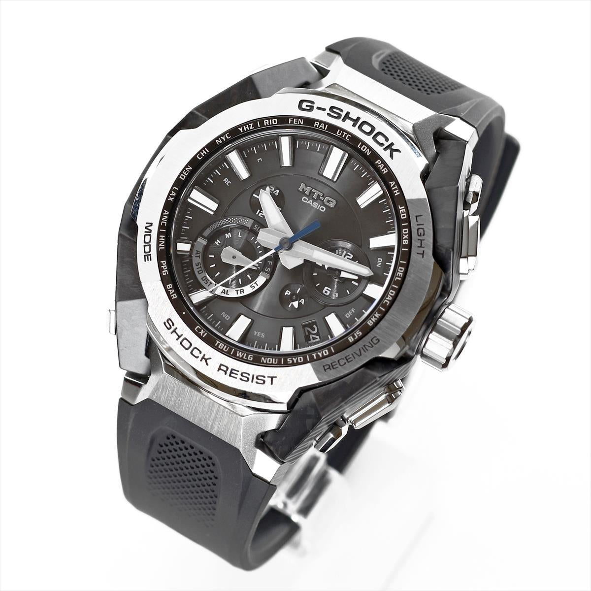 【ウオッチケアクロス付き】【最長36回無金利ローン】カシオ Gショック MTG-B4000-1AJF スマホリンク対応 電波ソーラー腕時計 カーボン積層フレーム CASIO  MT-G G-SHOCK【0625】_10spl