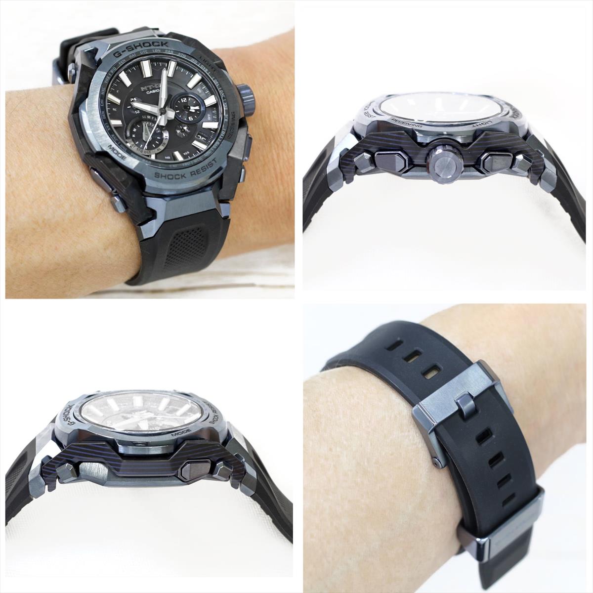 【ウオッチケアクロス付き】【最長36回無金利ローン】カシオ Gショック MTG-B4000B-1A2JF  スマホリンク対応 電波ソーラー腕時計 カーボン積層フレーム CASIO  MT-G G-SHOCK【0625】_10spl