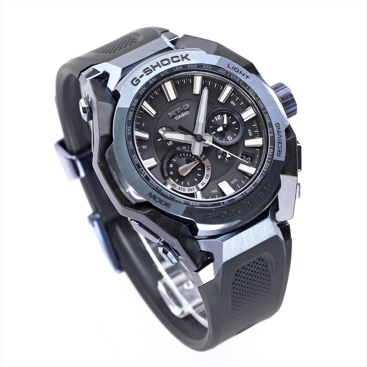 【ウオッチケアクロス付き】【最長36回無金利ローン】カシオ Gショック MTG-B4000B-1A2JF  スマホリンク対応 電波ソーラー腕時計 カーボン積層フレーム CASIO  MT-G G-SHOCK【0625】_10spl