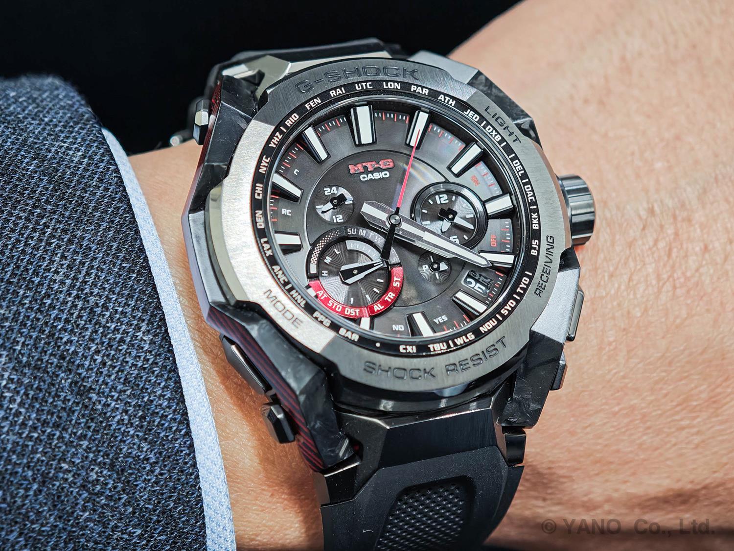 G-SHOCK MT-G MTG-B4000B-1AJF ブラック×レッド AI設計 Bluetooth搭載 電波ソーラー メンズ 腕時計 カシオ ジーショック G-SHOCK 公式サイト掲載店【0526】【最長36回無金利ローン】【ウオッチケアクロス付き】
