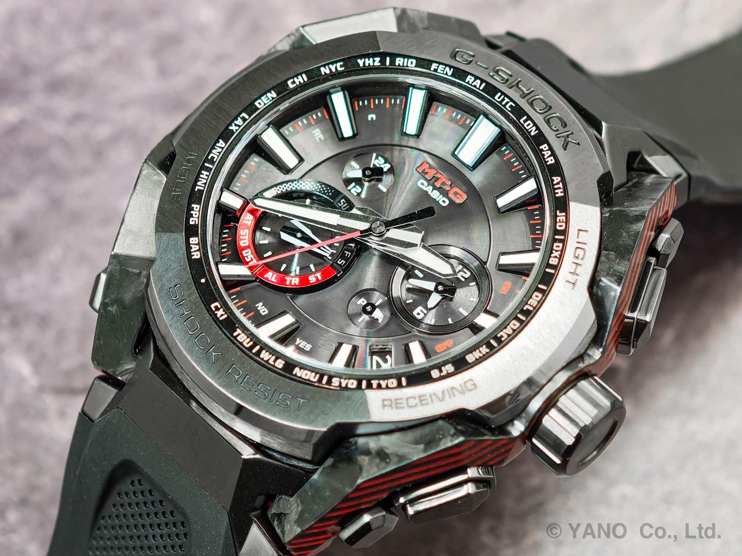 G-SHOCK MT-G MTG-B4000B-1AJF ブラック×レッド AI設計 Bluetooth搭載 電波ソーラー メンズ 腕時計 カシオ ジーショック G-SHOCK 公式サイト掲載店【0526】【最長36回無金利ローン】【ウオッチケアクロス付き】