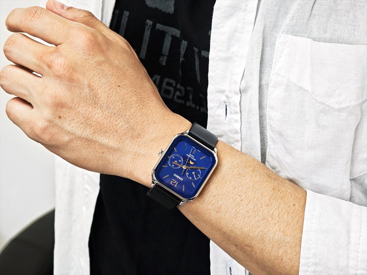 カシオ コレクション MTP-M305L-2AJF 国内正規品 ムーンフェイズ 日付