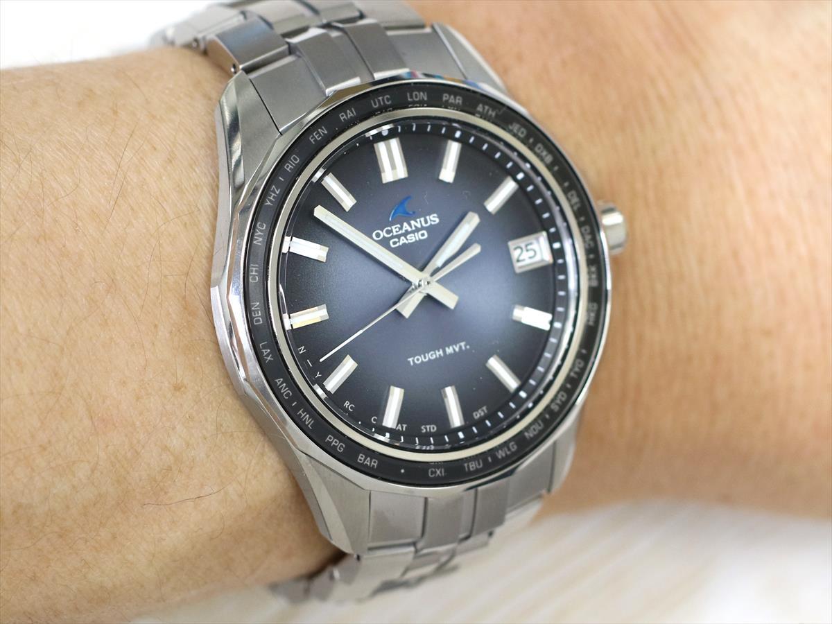 カシオ オシアナス マンタ OCW-S400RA-2AJF グラデーションダイアル スマートフォンリンク ソーラー 電波時計 腕時計 メンズ  CASIO OCEANUS Manta【0625】_10spl