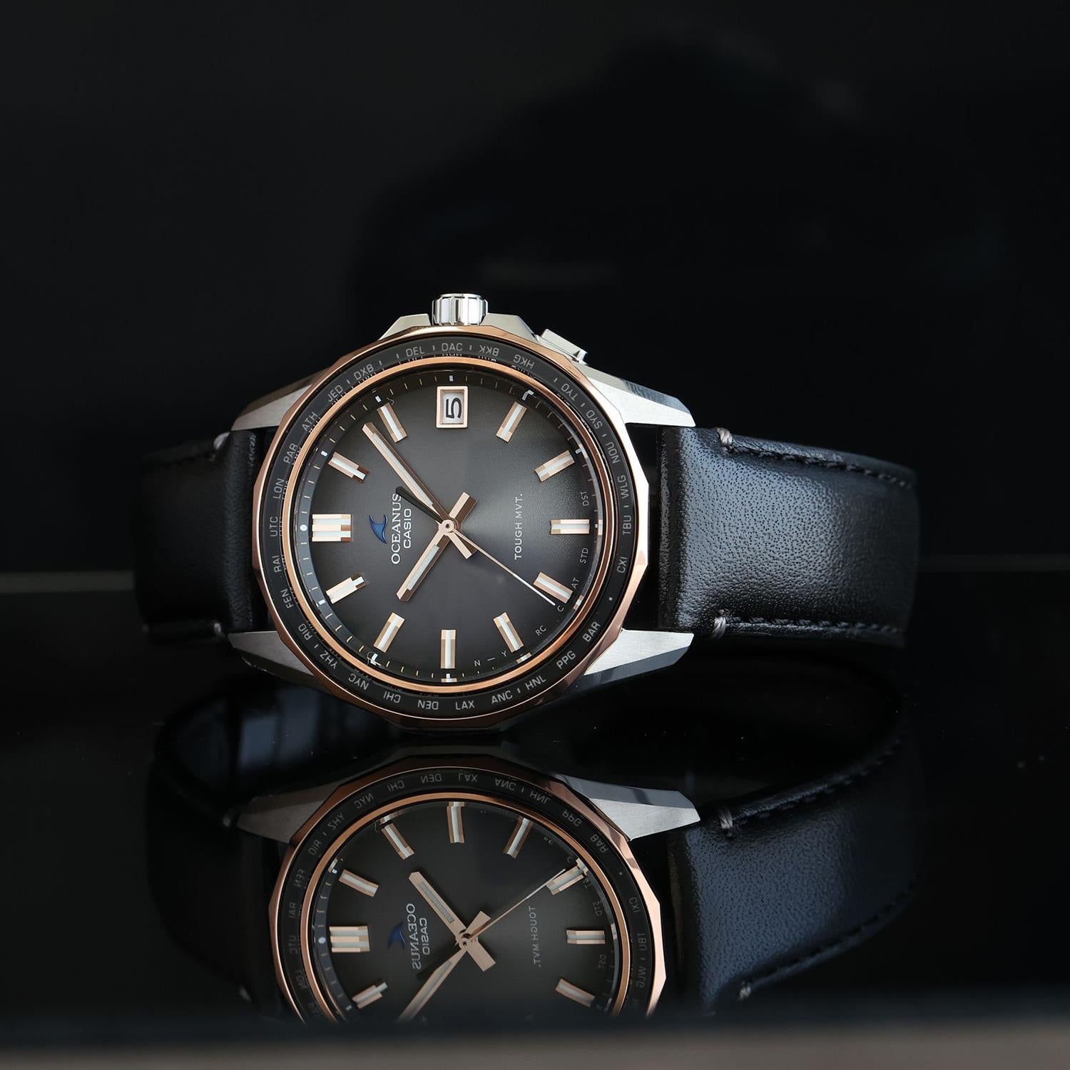 カシオ オシアナス CASIO OCEANUS マンタ Manta OCW-S400RL-8AJR Retro Tone Collection 国内限定300本ソーラー 電波時計 腕時計 メンズ  CASIO OCEANUS 【0826】※8月7日発売予定