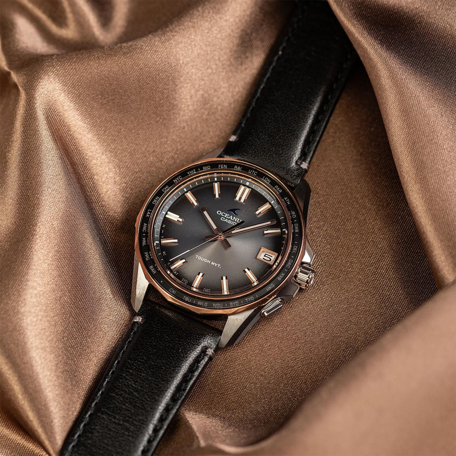 カシオ オシアナス CASIO OCEANUS マンタ Manta OCW-S400RL-8AJR Retro Tone Collection 国内限定300本ソーラー 電波時計 腕時計 メンズ  CASIO OCEANUS 【0826】※8月7日発売予定