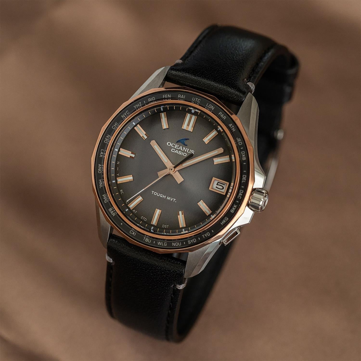 カシオ オシアナス CASIO OCEANUS マンタ Manta OCW-S400RL-8AJR Retro Tone Collection 国内限定300本ソーラー 電波時計 腕時計 メンズ  CASIO OCEANUS 【0826】※8月7日発売予定