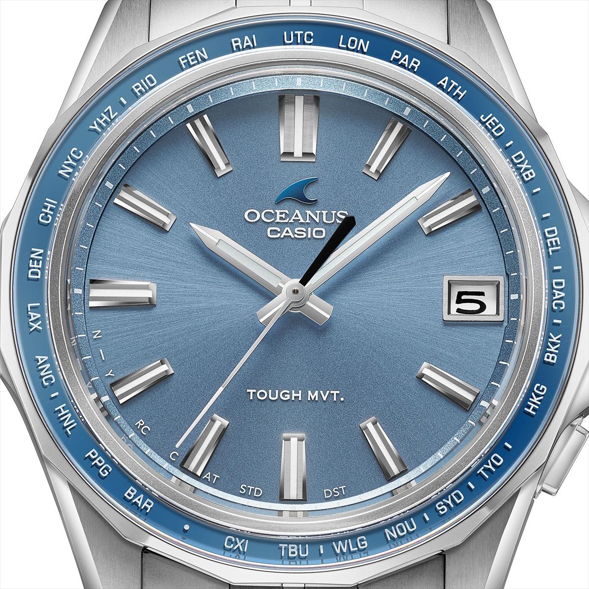 カシオ オシアナス マンタ OCW-S400SG-2AJR ライトブルー OCEANUS20周年記念限定モデル CASIO OCEANUS【1124】