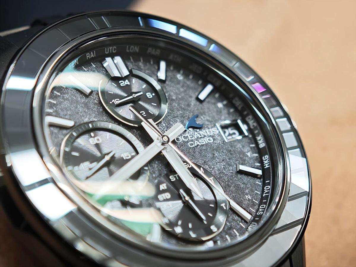 カシオ オシアナス Manta OCW-S7000CN-1AJF 江戸切子サファイアベゼル DLCチタン 電波ソーラー Bluetooth 10気圧 世界限定1600本 CASIO OCEANUS Manta【1125】【rx01】