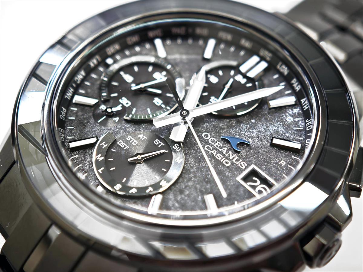 カシオ オシアナス Manta OCW-S7000CN-1AJF 江戸切子サファイアベゼル DLCチタン 電波ソーラー Bluetooth 10気圧 世界限定1600本 CASIO OCEANUS Manta【1125】【rx01】