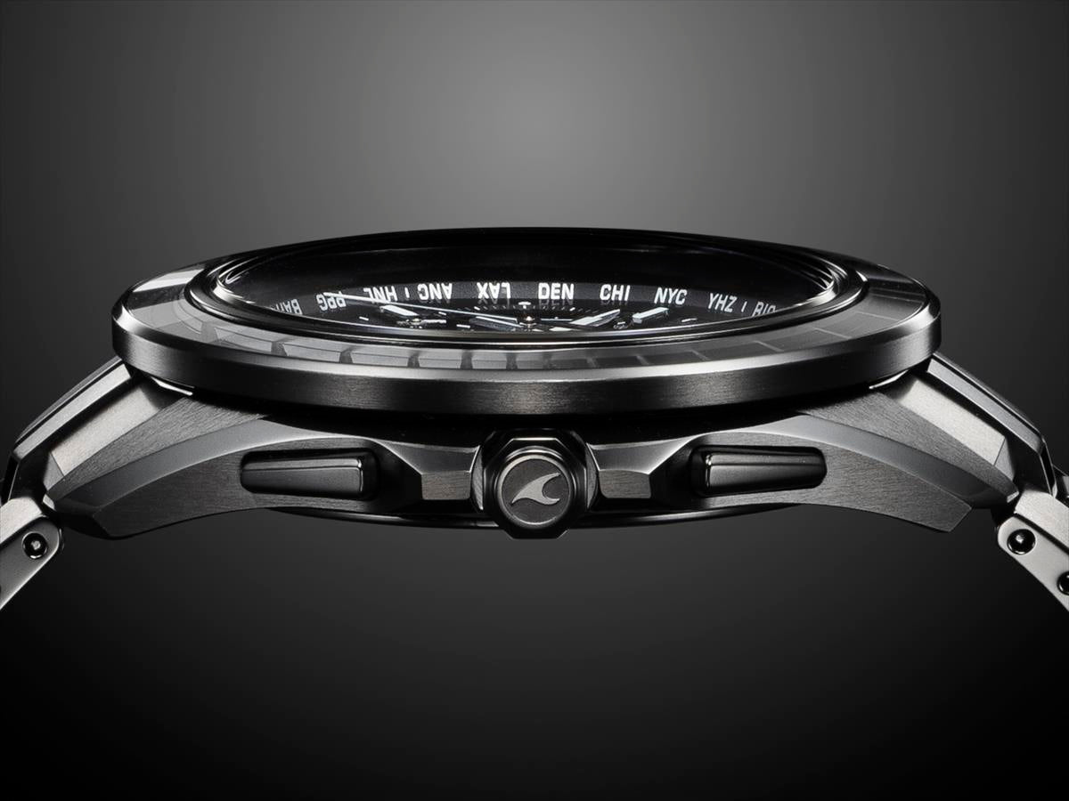 カシオ オシアナス Manta OCW-S7000CN-1AJF 江戸切子サファイアベゼル DLCチタン 電波ソーラー Bluetooth 10気圧 世界限定1600本 CASIO OCEANUS Manta【1125】【rx01】