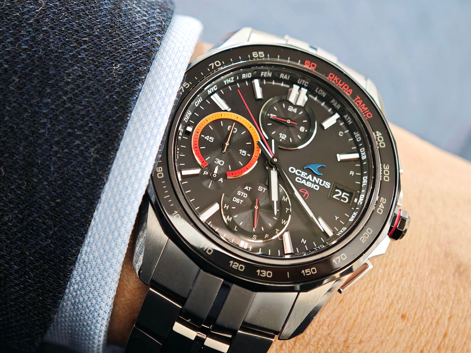 カシオ オシアナス マンタ  奥田民生コラボ OCW-S7000TS-1AJR 日本限定1000本 CASIO WATCH Partner Shopモデル 電波ソーラー Bluetooth OCEANUS Manta【1125】【最長60回無金利ローン】※11月21日発売予定