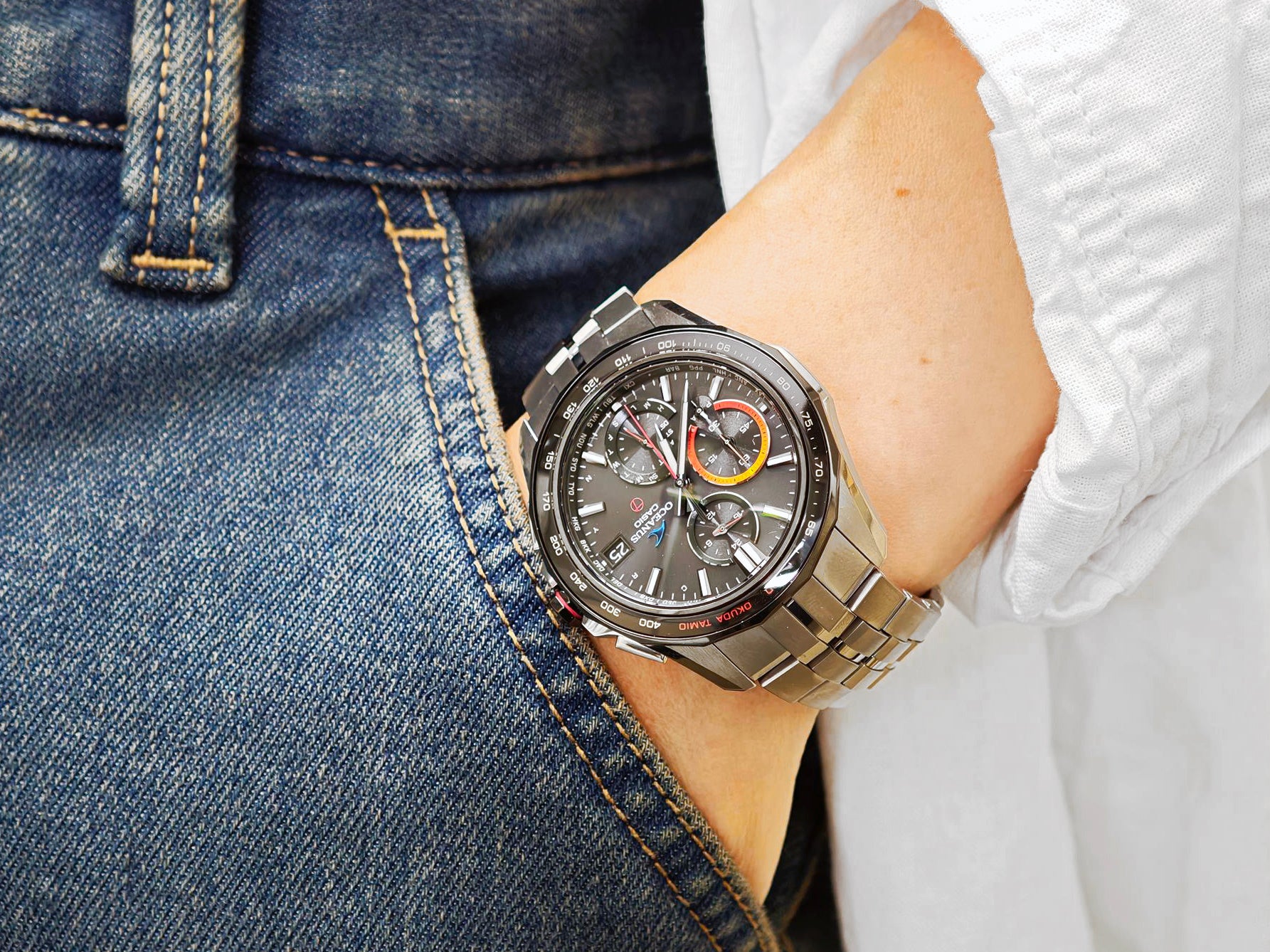 カシオ オシアナス マンタ  奥田民生コラボ OCW-S7000TS-1AJR 日本限定1000本 CASIO WATCH Partner Shopモデル 電波ソーラー Bluetooth OCEANUS Manta【1125】【最長60回無金利ローン】※11月21日発売予定