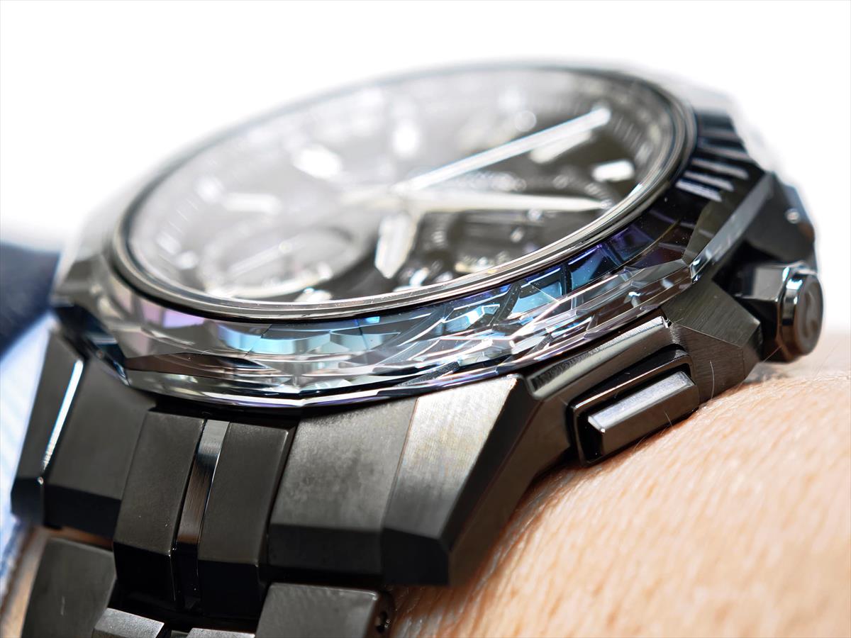 カシオ オシアナス マンタ OCW-SG1000CN-1AJF CASIO WATCH Partner Shopモデル 世界限定600本 ガリウムタフソーラー 電波ソーラー Bluetooth 江戸切子サファイアベゼル｜DLCブラックチタン【1125】【最長60回無金利ローン】※11月14日発売予定