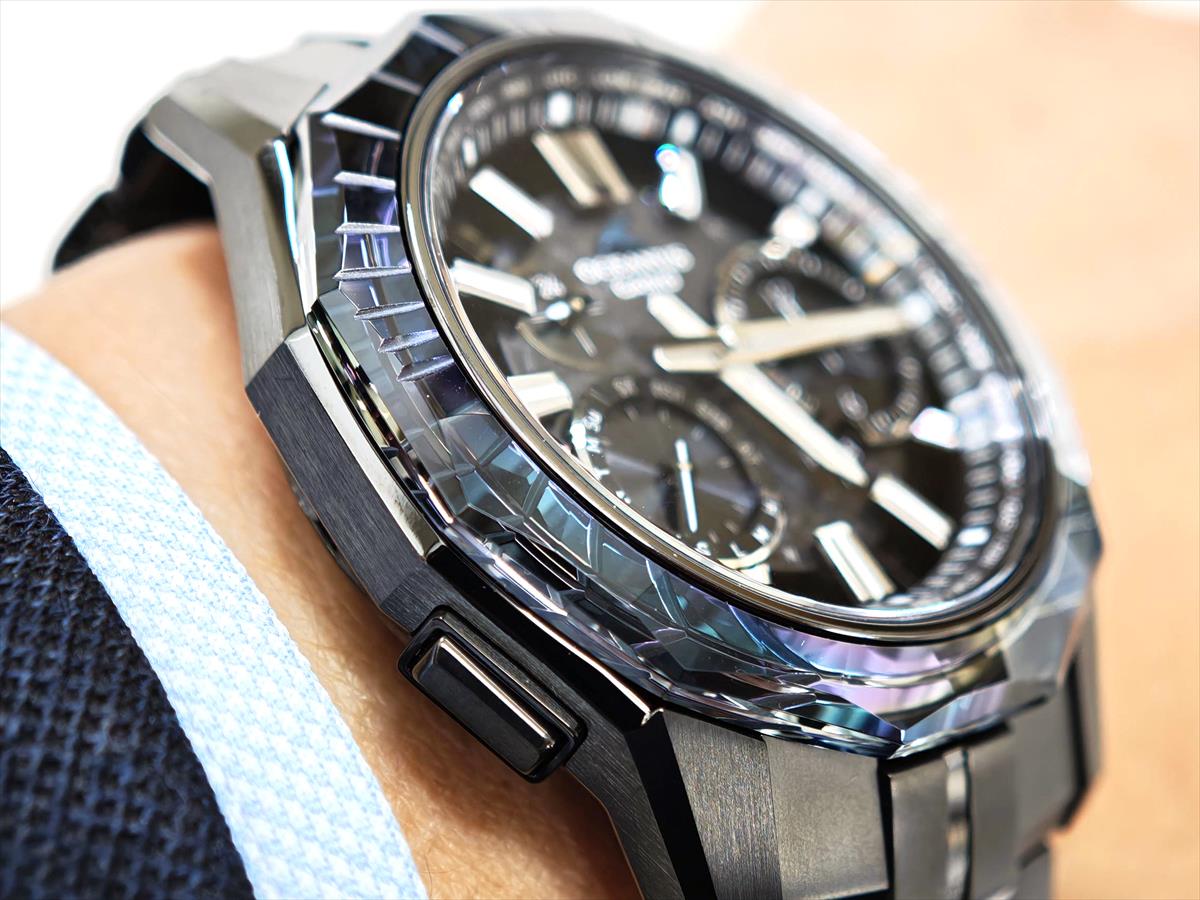 カシオ オシアナス マンタ OCW-SG1000CN-1AJF CASIO WATCH Partner Shopモデル 世界限定600本 ガリウムタフソーラー 電波ソーラー Bluetooth 江戸切子サファイアベゼル｜DLCブラックチタン【1125】【最長60回無金利ローン】※11月14日発売予定