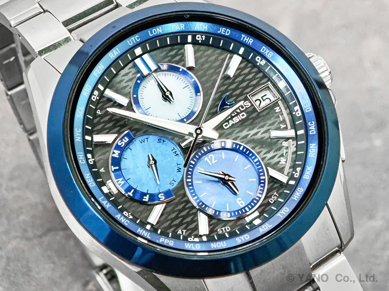 CASIO カシオ OCEANUS オシアナス Classic Line 阿波藍 白蝶貝モデル OCW-T2600AP-1AJF 日本製 腕時計 CASIO OCEANUS 【0526】※5月22日発売予定